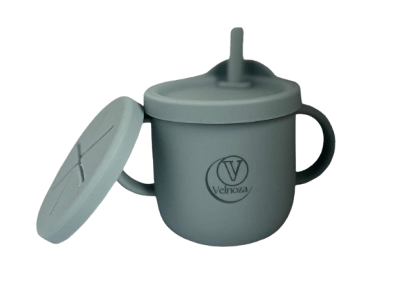 Velnoza 250ml Multifunctional Silicone Cup | 6 Months+ - Velnoza
