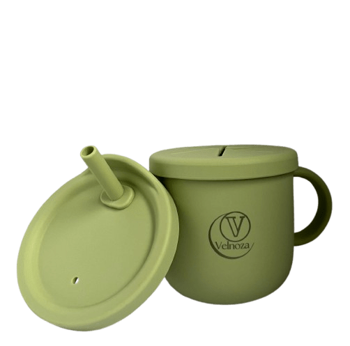 Velnoza 250ml Multifunctional Silicone Cup | 6 Months+ - Velnoza