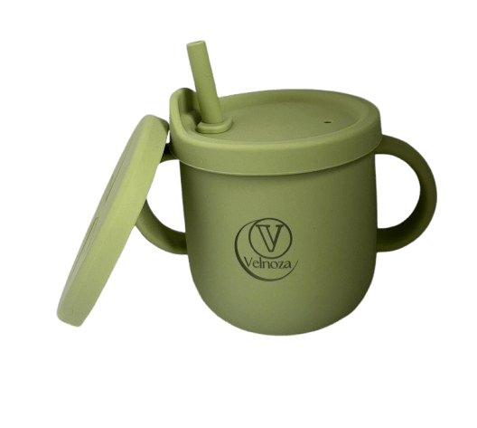 Velnoza 250ml Multifunctional Silicone Cup | 6 Months+ - Velnoza